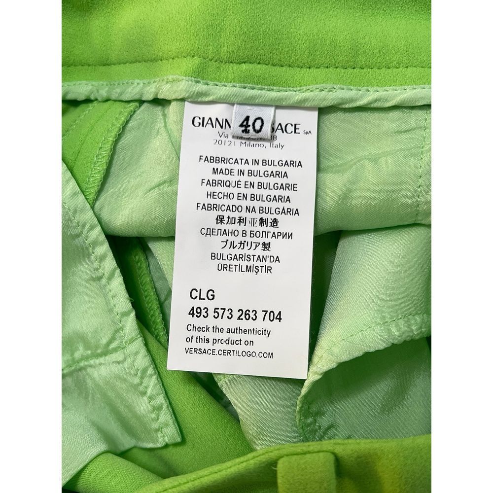 VERSACE COLLECTION Trousers Green Size‎ 40UK Style G32380 Italy Designer Women's - Picture 9 of 11
